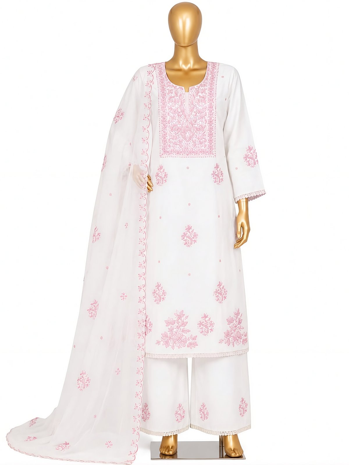 Muslin ladies dress pieces with soft drape — Mayur Dresses, Mumbai